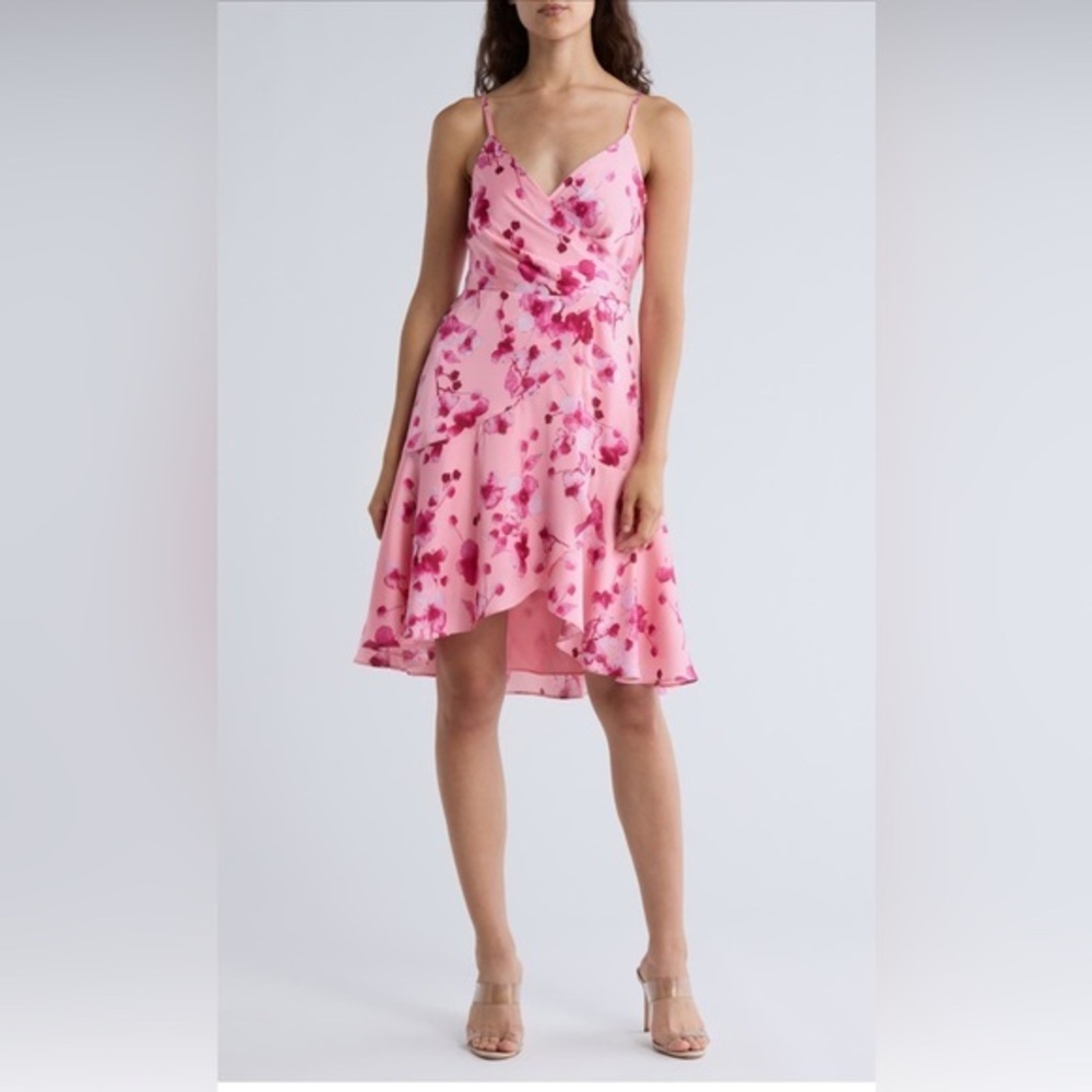 NEW…HUTCH Floral Tie Back Wrap Dress